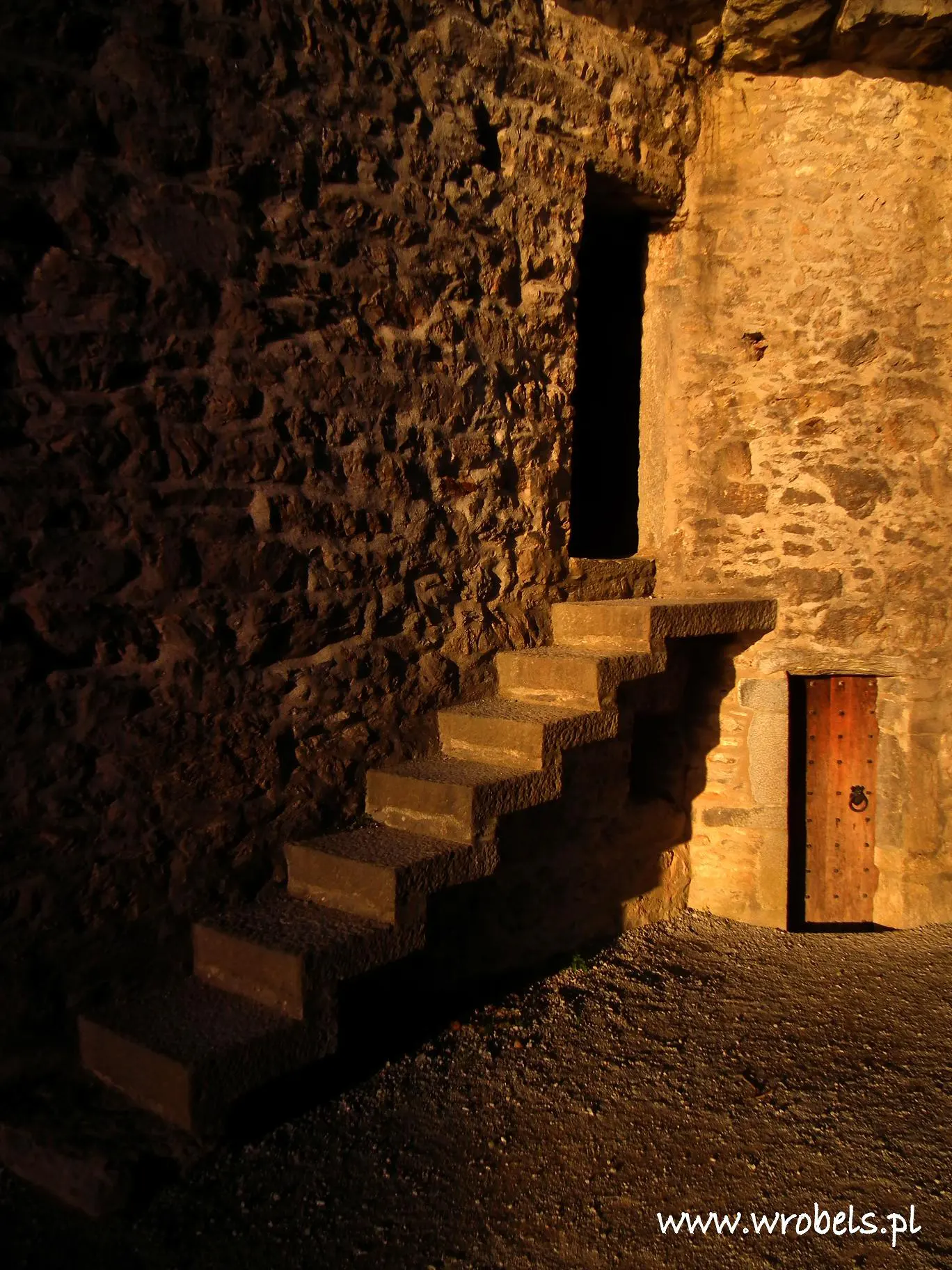 Steps in Castle Ross